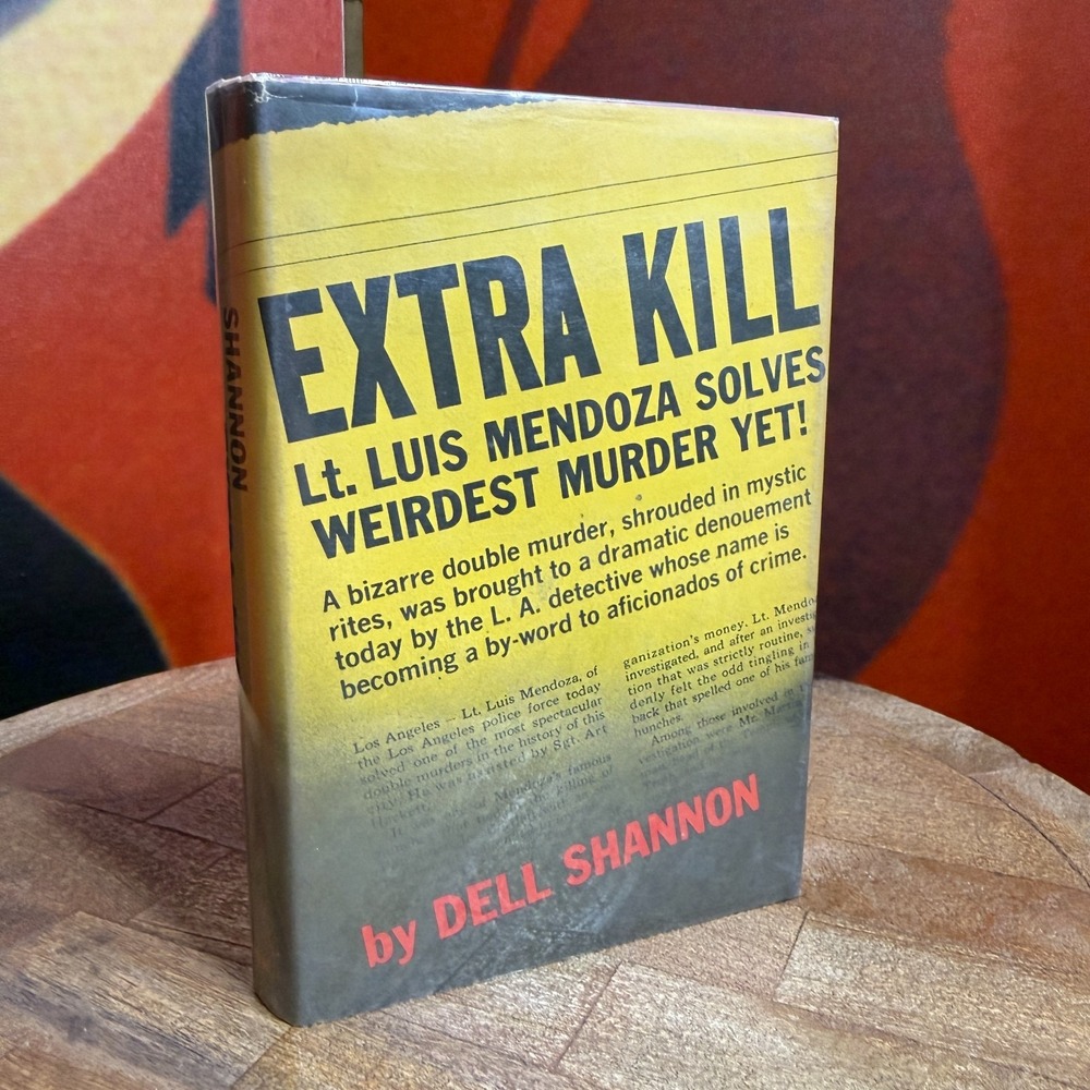 Extra Kill by Dell Shannon (Elizabeth Linington) Vintage Book HC DJ 1st ED 1962